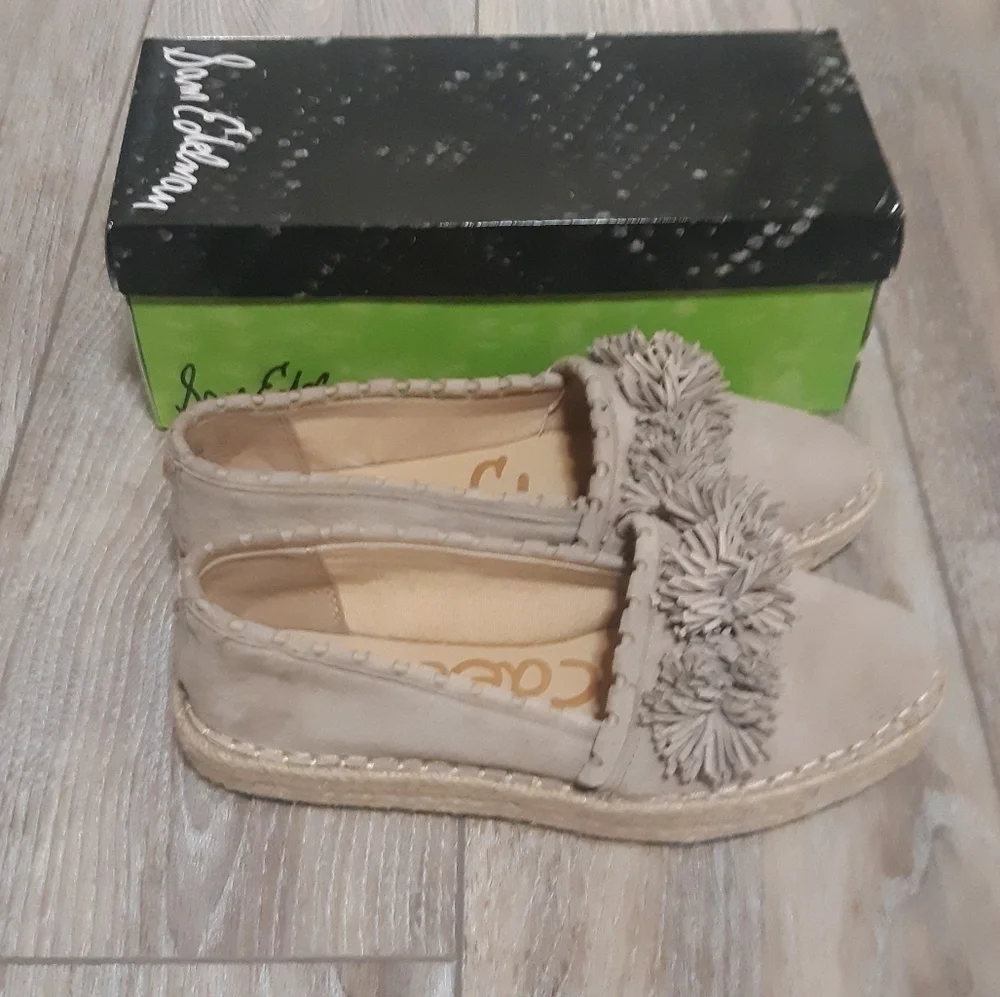 Sam Edelman Issa Flat Espadrilles Size 6